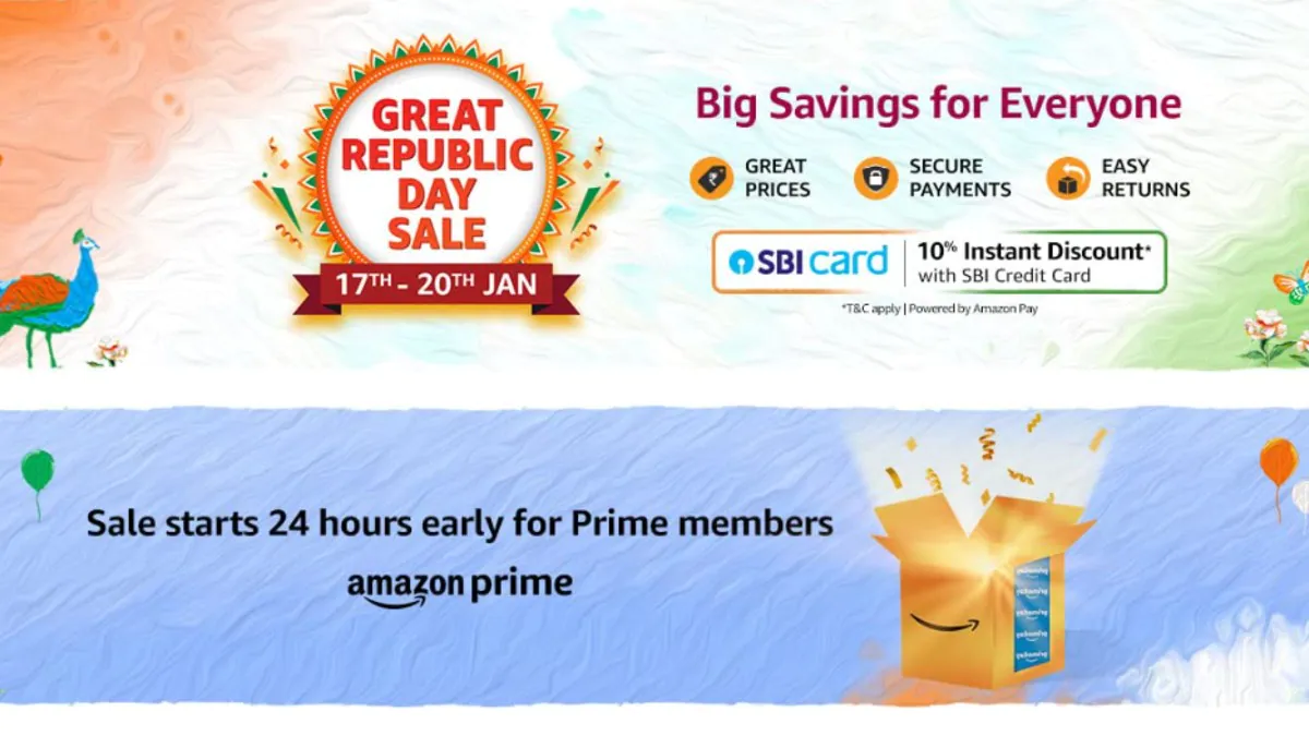 Amazon Great Republic Day Sale: Deals on Samsung Galaxy M12, OnePlus 9R; More Offers Revealed