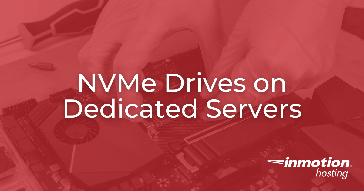 nvme drives on dedicated servers hero image