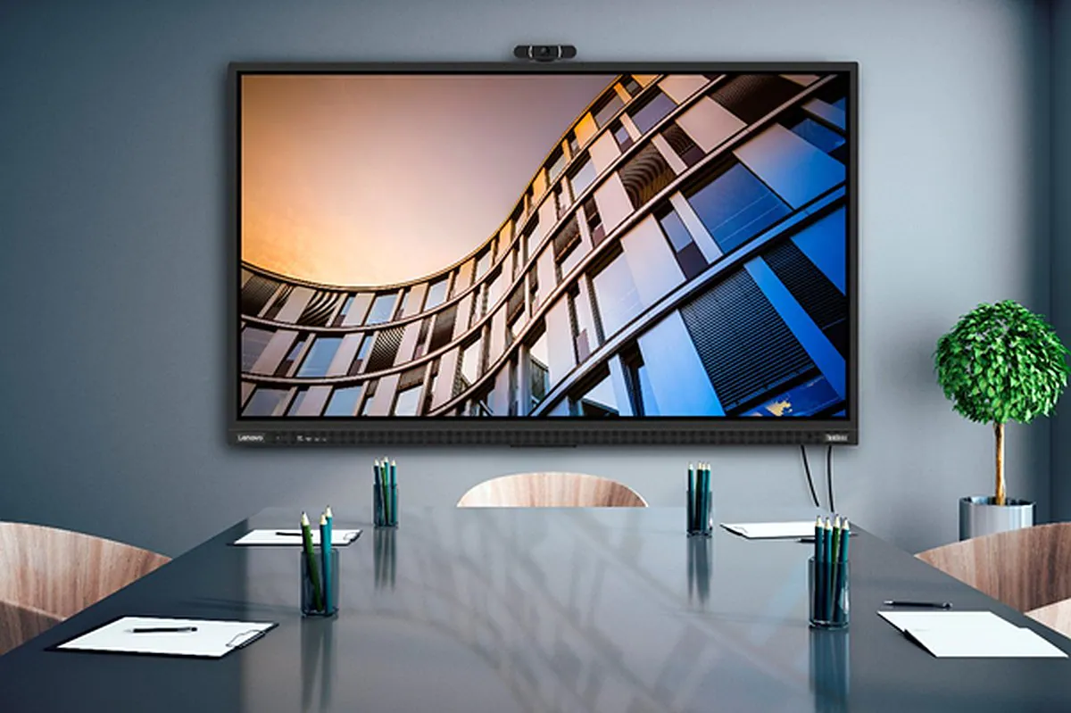 Lenovo ThinkVision T86, ThinkVision T75, ThinkVision T65 Large Format Displays Launched