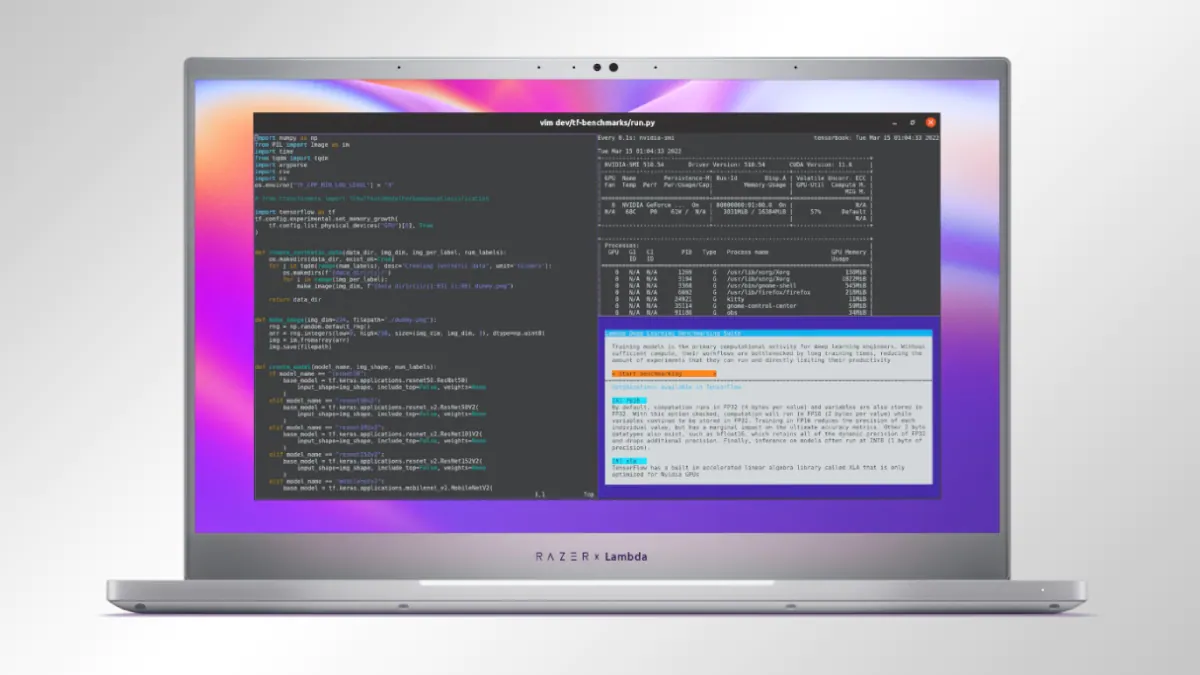Razer x Lambda Tensorbook With 11th Gen Intel CPU, Nvidia Graphics for AI, Machine-Learning Research Launched
