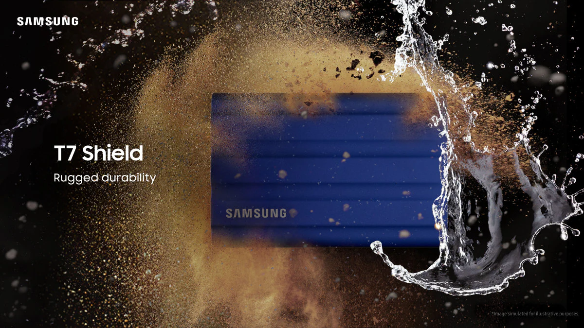 Samsung T7 Shield Portable Solid State Drive Launched in India Starting Rs. 12,999