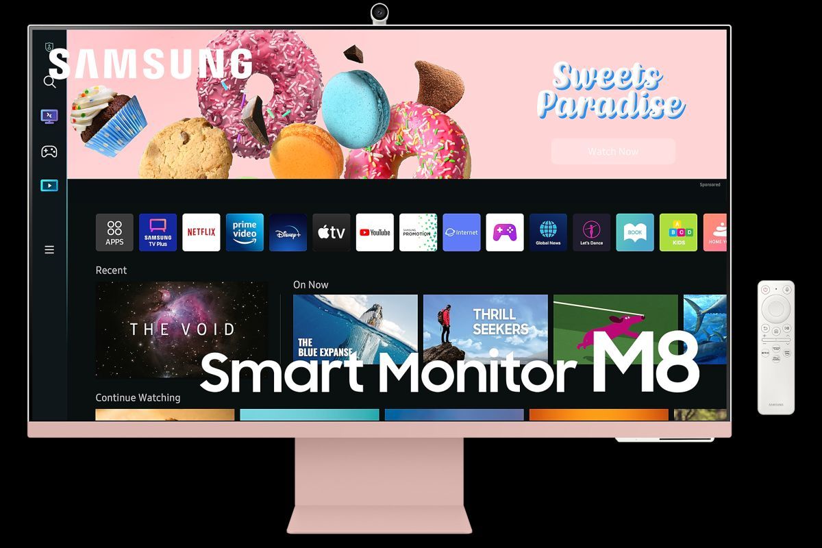 Samsung Smart Monitor M8 With PC-Less Productivity, SlimFit Camera Launched in India: All Details