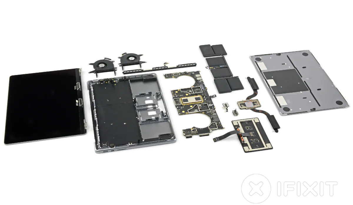 MacBook Pro 2021 Models Battery Capacities, Repairability Revealed via iFixit Teardown