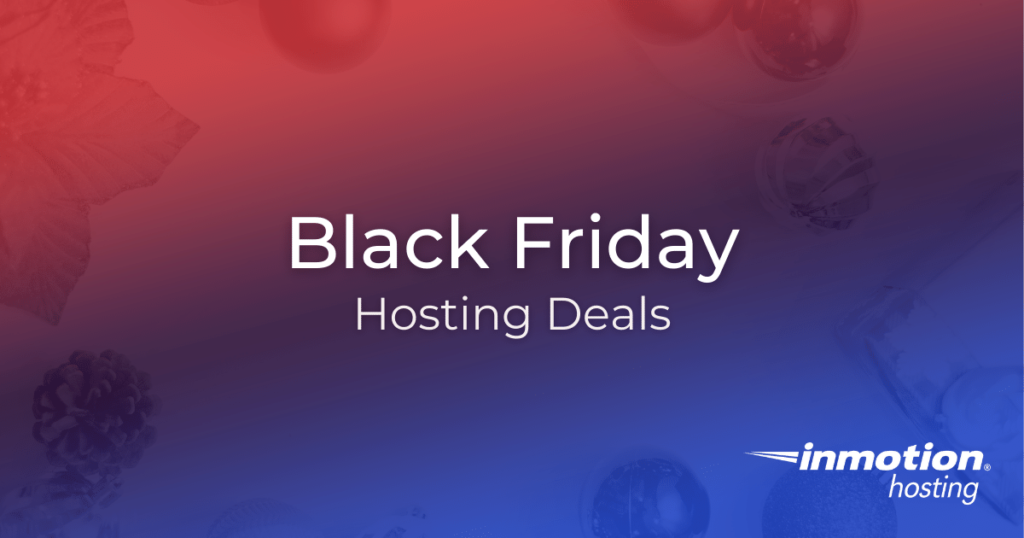 Black Friday Hosting Deals